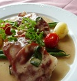 ローマを代表する逸品料理「豚ヒレ肉のサルティンボッカ」