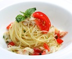◆「ツナ、フレッシュトマト、枝豆の冷たいカペッリーニ」